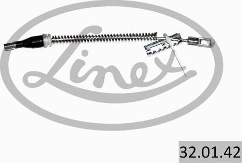 Linex 32.01.42 - Cable, parking brake autospares.lv