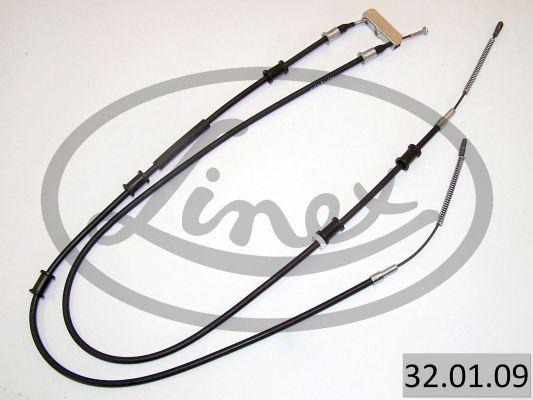 Linex 32.01.09 - Cable, parking brake autospares.lv
