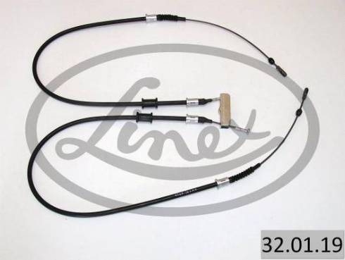 Linex 32.01.19 - Cable, parking brake autospares.lv