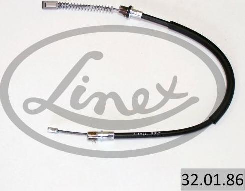 Linex 32.01.86 - Cable, parking brake autospares.lv