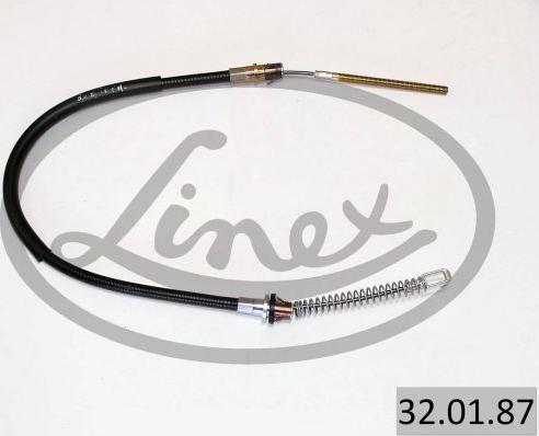 Linex 32.01.87 - Cable, parking brake autospares.lv