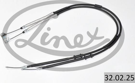 Linex 32.02.25 - Cable, parking brake autospares.lv