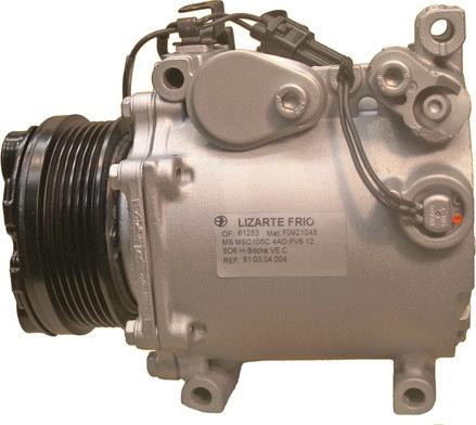 Lizarte 81.03.04.004 - Compressor, air conditioning autospares.lv