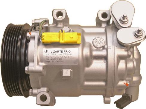 Lizarte 81.10.60.001 - Compressor, air conditioning autospares.lv