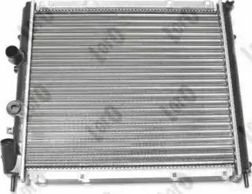 Loro 042-017-0001 - Radiator, engine cooling autospares.lv