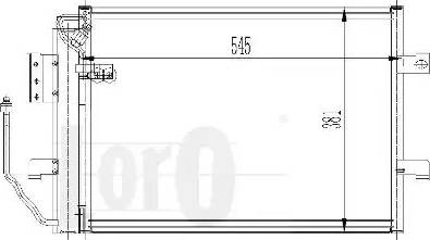 Loro 054-016-0003 - Condenser, air conditioning autospares.lv