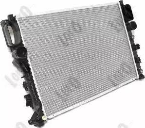 Loro 054-017-0048-B - Radiator, engine cooling autospares.lv