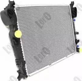 Loro 054-017-0055-B - Radiator, engine cooling autospares.lv