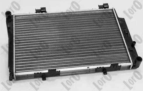 Loro 054-017-0024 - Radiator, engine cooling autospares.lv