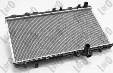 Loro 050-017-0008-B - Radiator, engine cooling autospares.lv