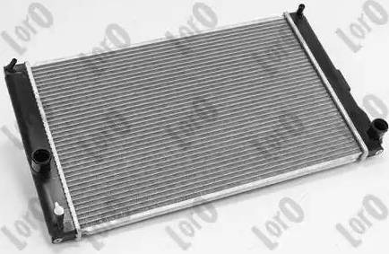 Loro 051-017-0045-B - Radiator, engine cooling autospares.lv