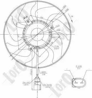 Loro 053-014-0004 - Fan, radiator autospares.lv