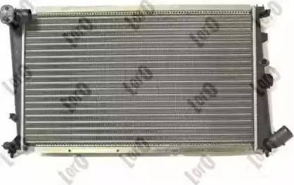 Loro 009-017-0050 - Radiator, engine cooling autospares.lv