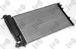 Loro 009-017-0052 - Radiator, engine cooling autospares.lv