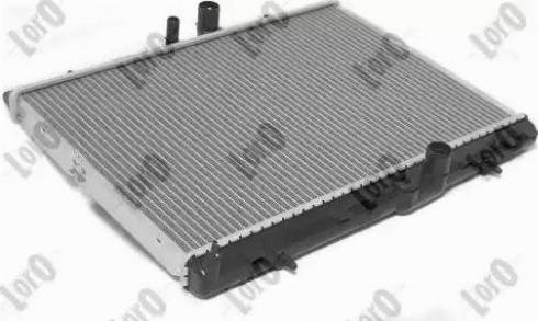 Loro 009-017-0011-B - Radiator, engine cooling autospares.lv