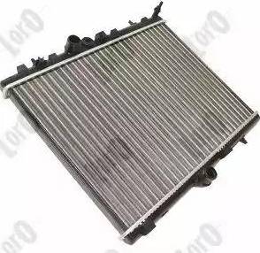 Loro 009-017-0039 - Radiator, engine cooling autospares.lv