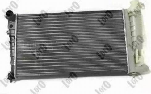 Loro 009-017-0027 - Radiator, engine cooling autospares.lv