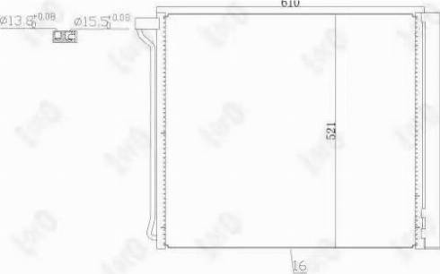 Loro 004-016-0028 - Condenser, air conditioning autospares.lv