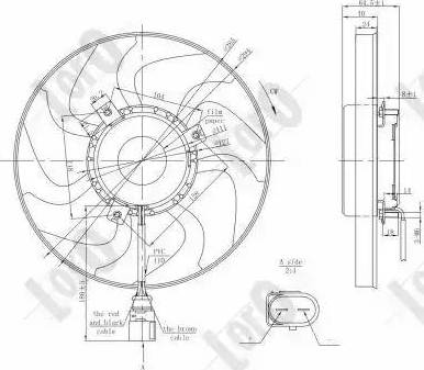 Loro 003-014-0009 - Fan, radiator autospares.lv