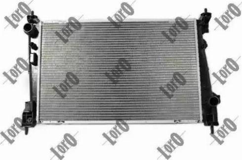 Loro 002-017-0014-B - Radiator, engine cooling autospares.lv