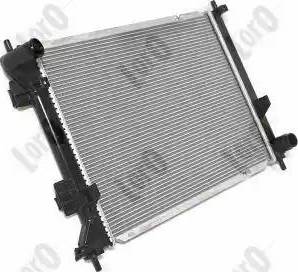 Loro 019-017-0023-B - Radiator, engine cooling autospares.lv