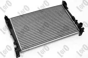 Loro 016-017-0067 - Radiator, engine cooling autospares.lv