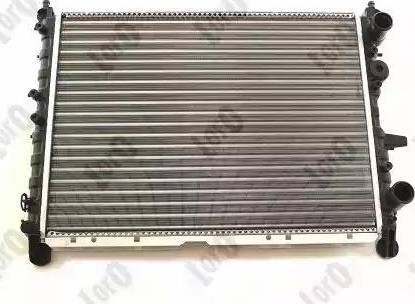 Loro 016-017-0003 - Radiator, engine cooling autospares.lv