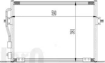 Loro 017-016-0006 - Condenser, air conditioning autospares.lv