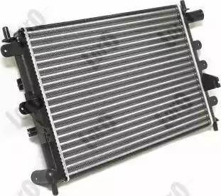 Loro 017-017-0004 - Radiator, engine cooling autospares.lv