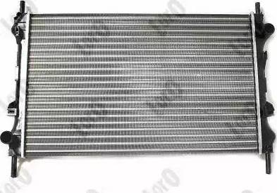 Loro 017-017-0033 - Radiator, engine cooling autospares.lv