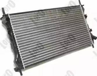 Loro 017-017-0020 - Radiator, engine cooling autospares.lv