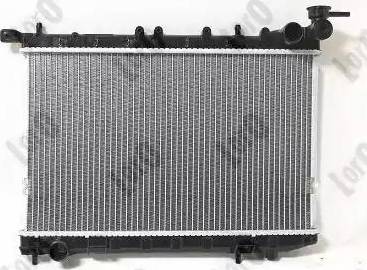 Loro 035-017-0024-B - Radiator, engine cooling autospares.lv