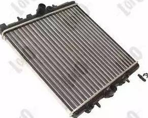 Loro 038-017-0033 - Radiator, engine cooling autospares.lv