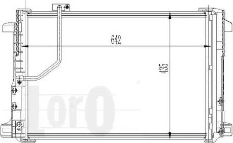 Loro 033-016-0013 - Condenser, air conditioning autospares.lv