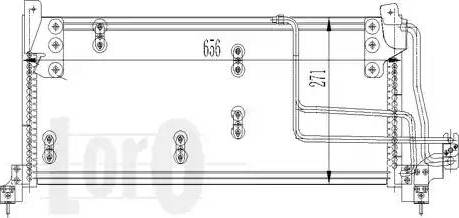 Loro 037-016-0004 - Condenser, air conditioning autospares.lv