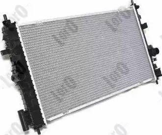 Loro 037-017-0091-B - Radiator, engine cooling autospares.lv