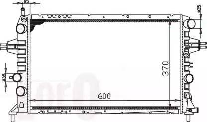 Loro 037-017-0048 - Radiator, engine cooling autospares.lv