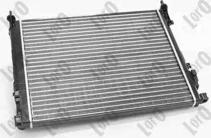 Loro 037-017-0061 - Radiator, engine cooling autospares.lv