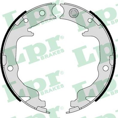 LPR 09540 - Brake Shoe Set, parking brake autospares.lv