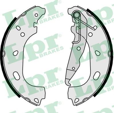 LPR 09500 - Brake Shoe Set autospares.lv