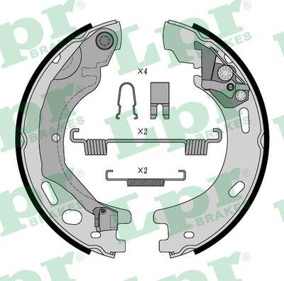 LPR 09570 - Brake Shoe Set, parking brake autospares.lv