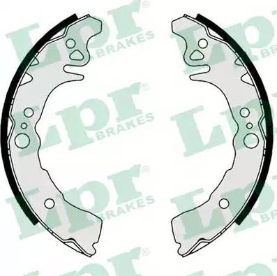 LPR 09010 - Brake Shoe Set autospares.lv