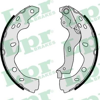 LPR 09190 - Brake Shoe Set autospares.lv