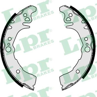 LPR 09160 - Brake Shoe Set autospares.lv