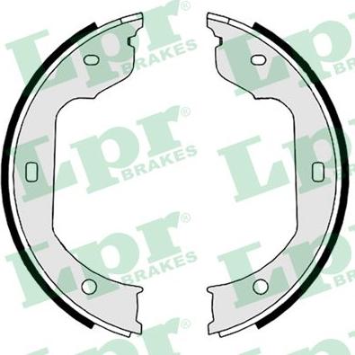 LPR 09110 - Brake Shoe Set, parking brake autospares.lv