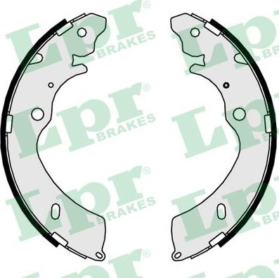 LPR 09810 - Brake Shoe Set autospares.lv