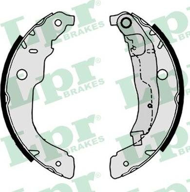 LPR 09220 - Brake Shoe Set autospares.lv