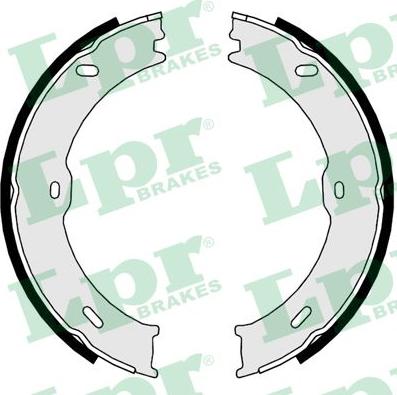 LPR 09710 - Brake Shoe Set, parking brake autospares.lv