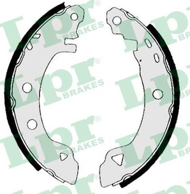 LPR 04990 - Brake Shoe Set autospares.lv