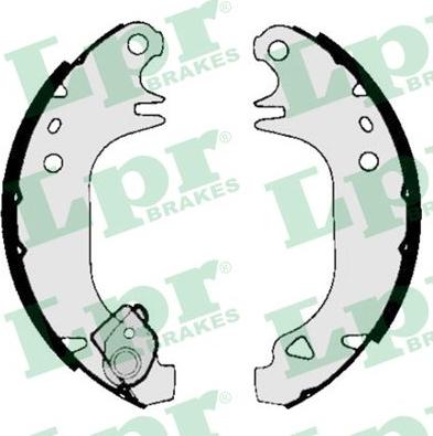 LPR 04950 - Brake Shoe Set autospares.lv